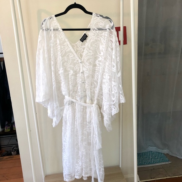 Sheer lace dress/cover up - Picture 4 of 6